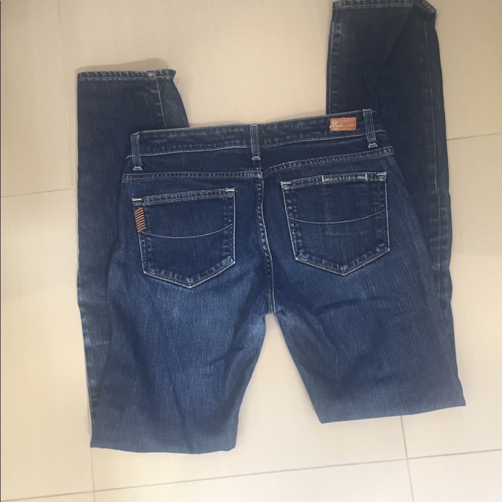 Skinny jeans from Anthropologie low rise